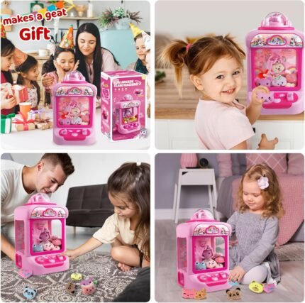 Unicorn Mini Claw Machine for Kids - Candy Vending Toy