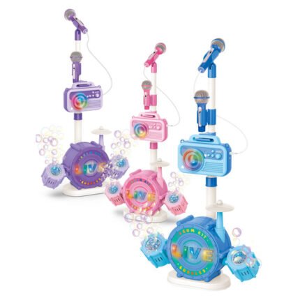 Assorted Microphone Drum Set Bubble Machine
