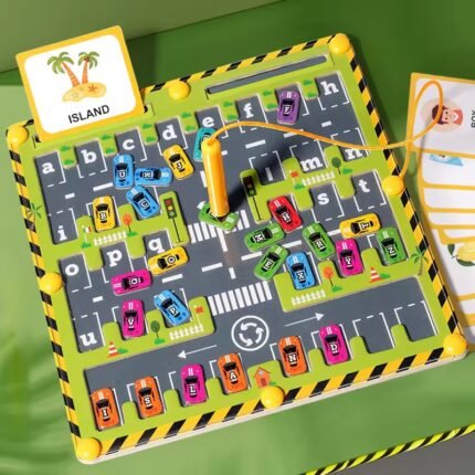 Wooden Eco-friendly Game Board Kids Activities Counting Matching Game